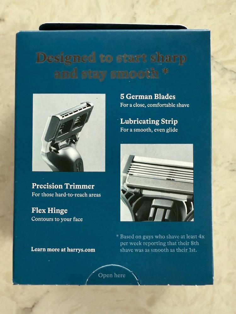 Harry's 4-Pack 5-Blade Replacement Razor Cartridges