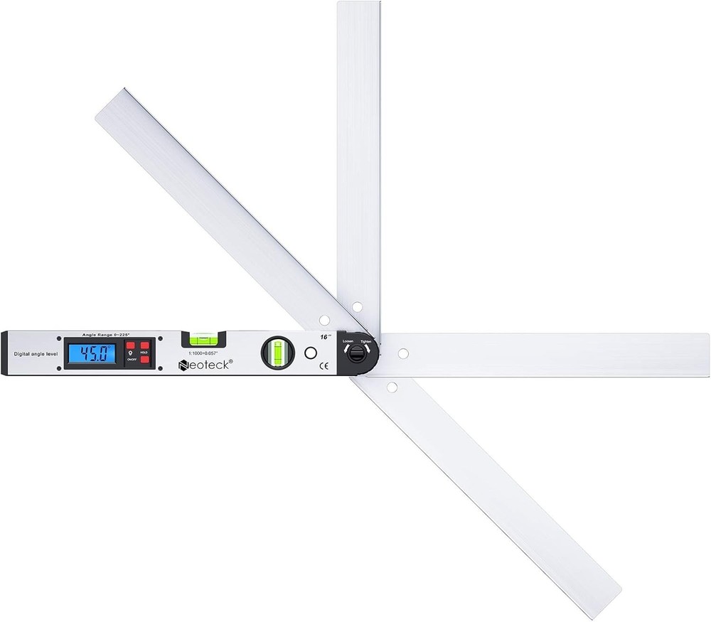 Lightweight Digital Angle Finder with Horizontal and Vertical Leveling Function