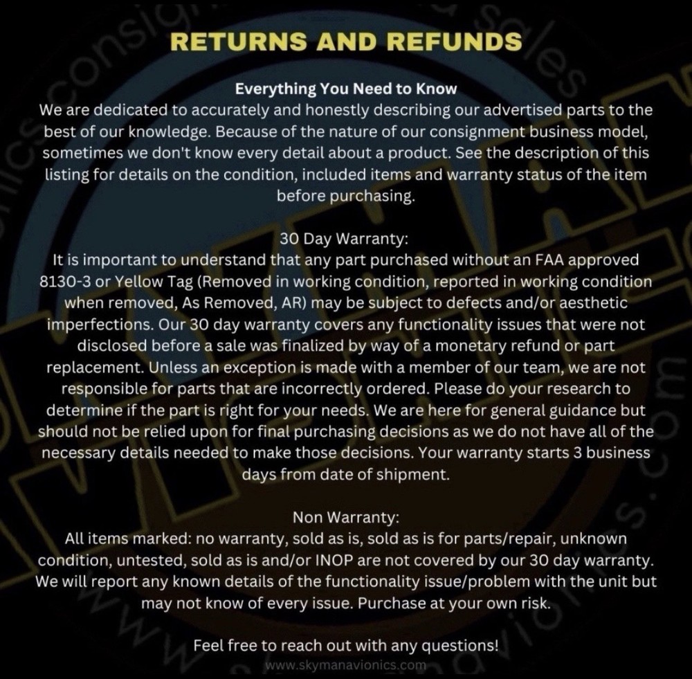 King KI 256 Flight Command Indicator - Unknown Condition