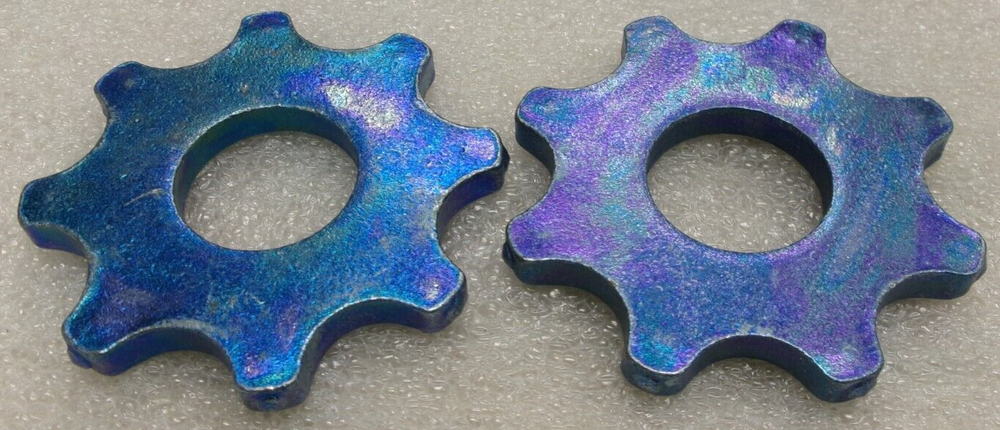 TWO (2) EDCO CPU-10 CPU-10FC CPU-12 (4 & 6 Shaft) 8PT Cutters 20136 #T1094D