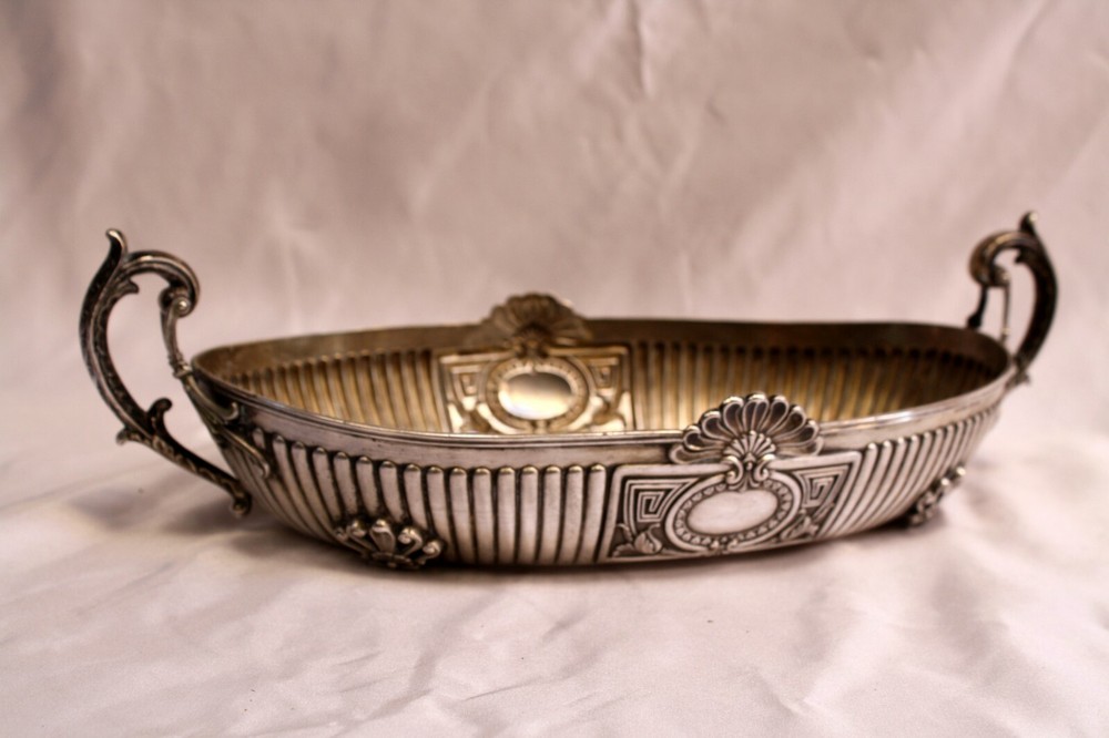 Magnificent 1900 German 800 Continental Silver Dish