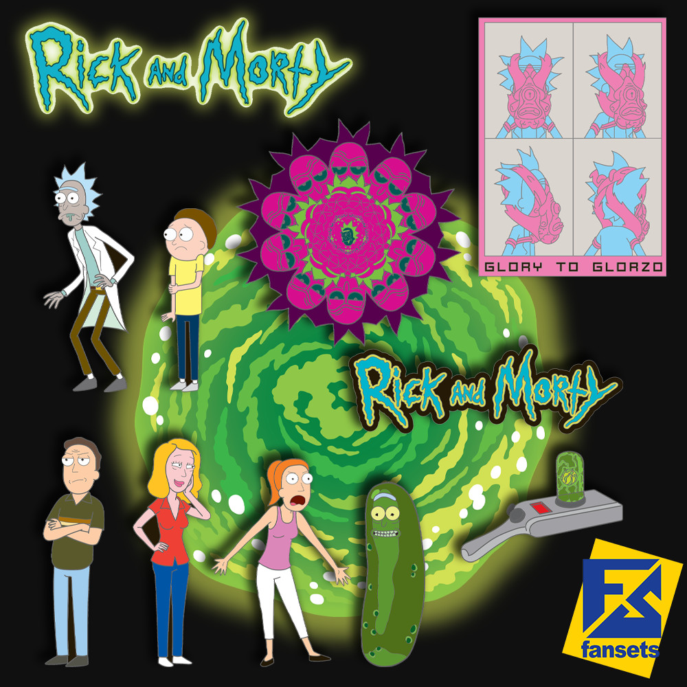 Rick and Morty 10 PIN COLLECTION SERIES 1