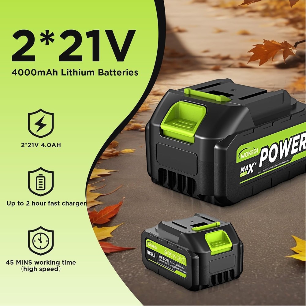 Versatile Handheld Leaf Blower: 580 CFM & Fast Charging for -Round Use