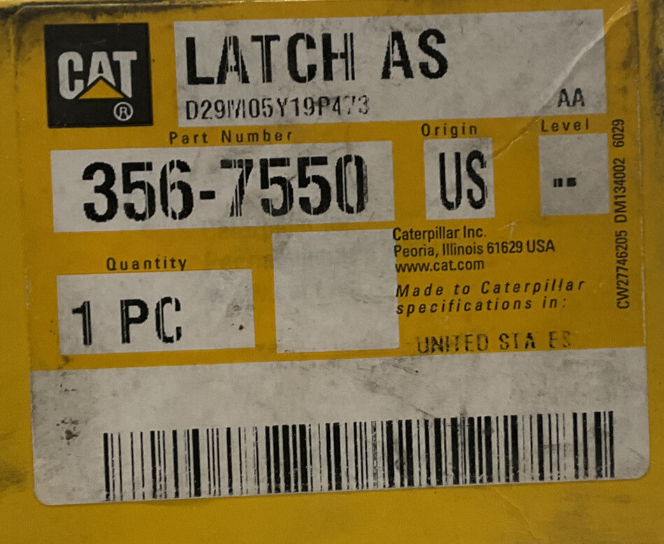 CAT 356-7550 LATCH ASSEMBLY 476