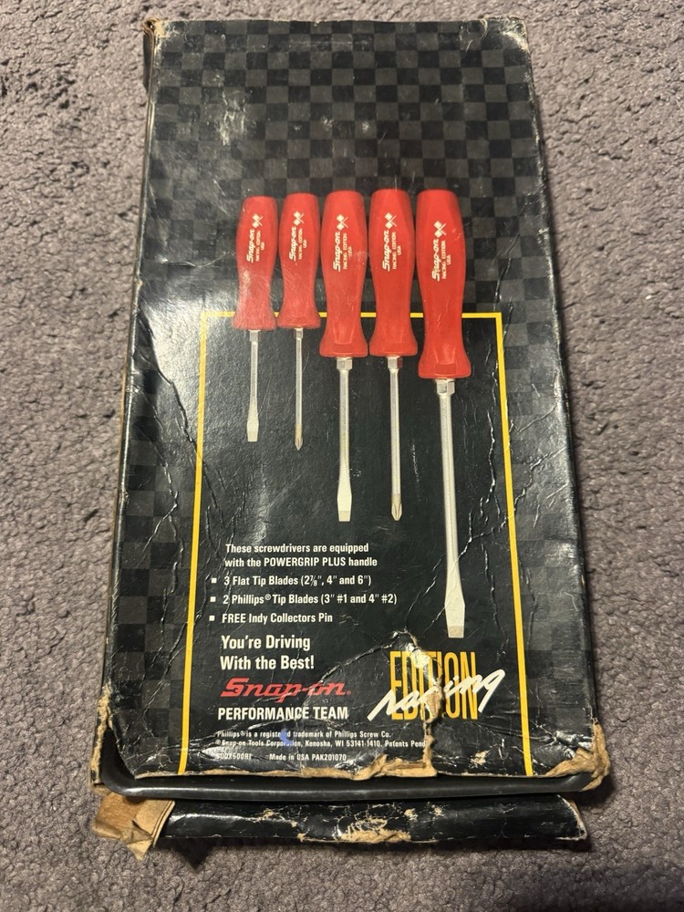 Snap-on Tools 5pc Racing Edition Screwdriver Set