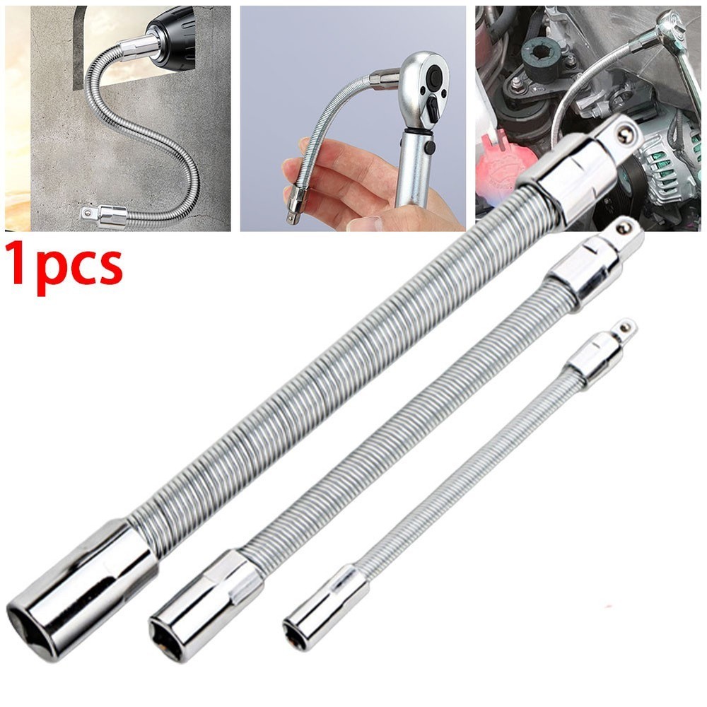 Socket Extension Combination Wrench Socket Wrench Tough Elastic Spring Shaft