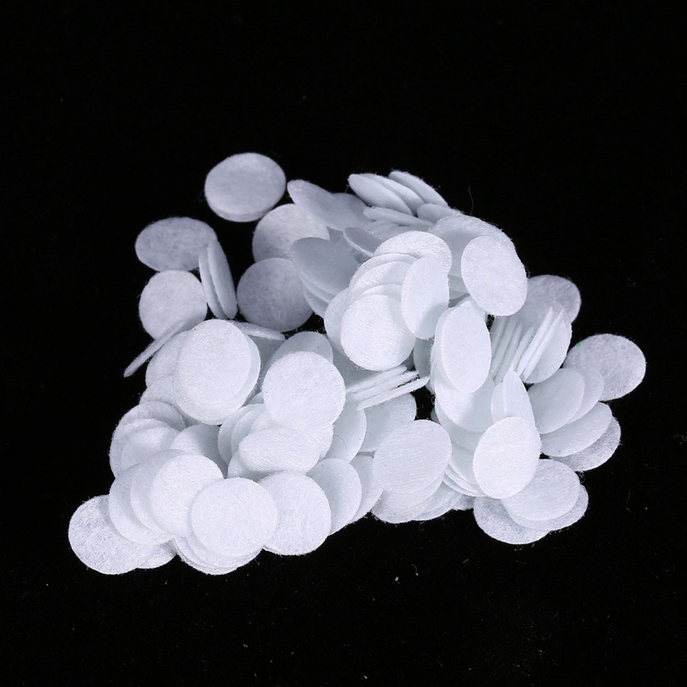 100pcs Cotton Filter Round Filtering Pads For Blackhead Removal Machine 40mm WT