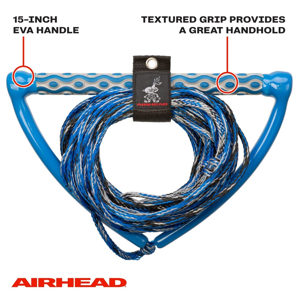 Airhead Wakeboard Rope, 3 Sections, 65Feet