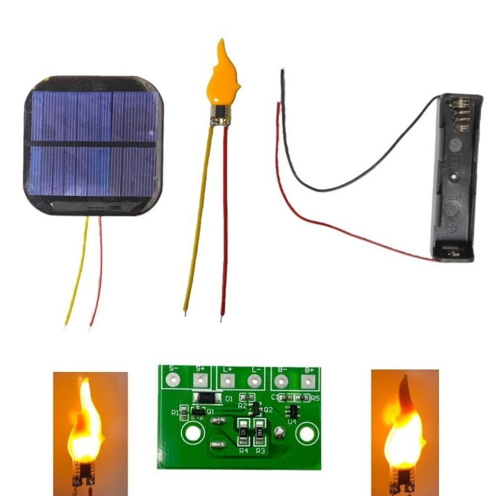 3.7V Solar Light Control Board with Flicker Effect for Decorative Purposes