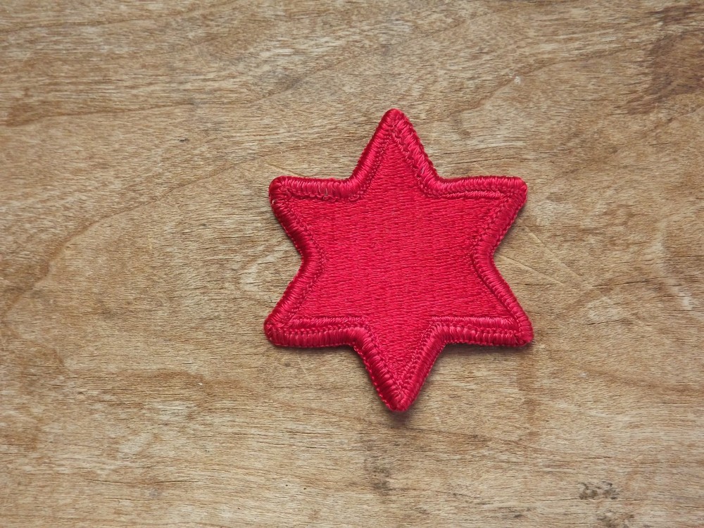 6th Infantry Division Patch, Merrowed Edge - INV# C1653