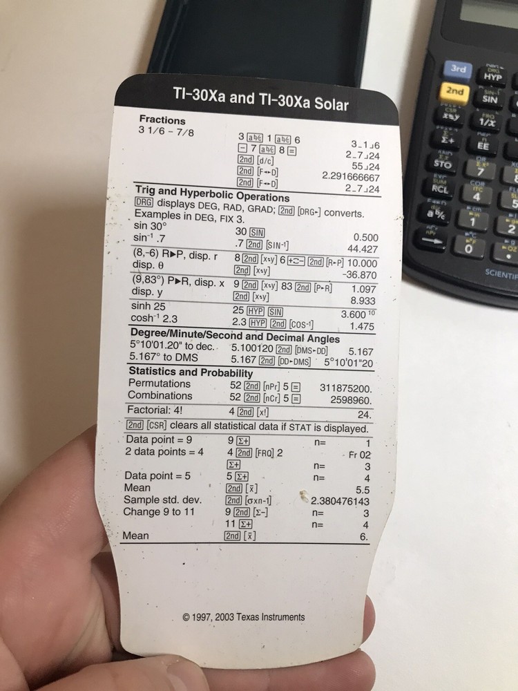 TI-36X Solar Powered Texas Instruments Calculator with Case￼ School Math