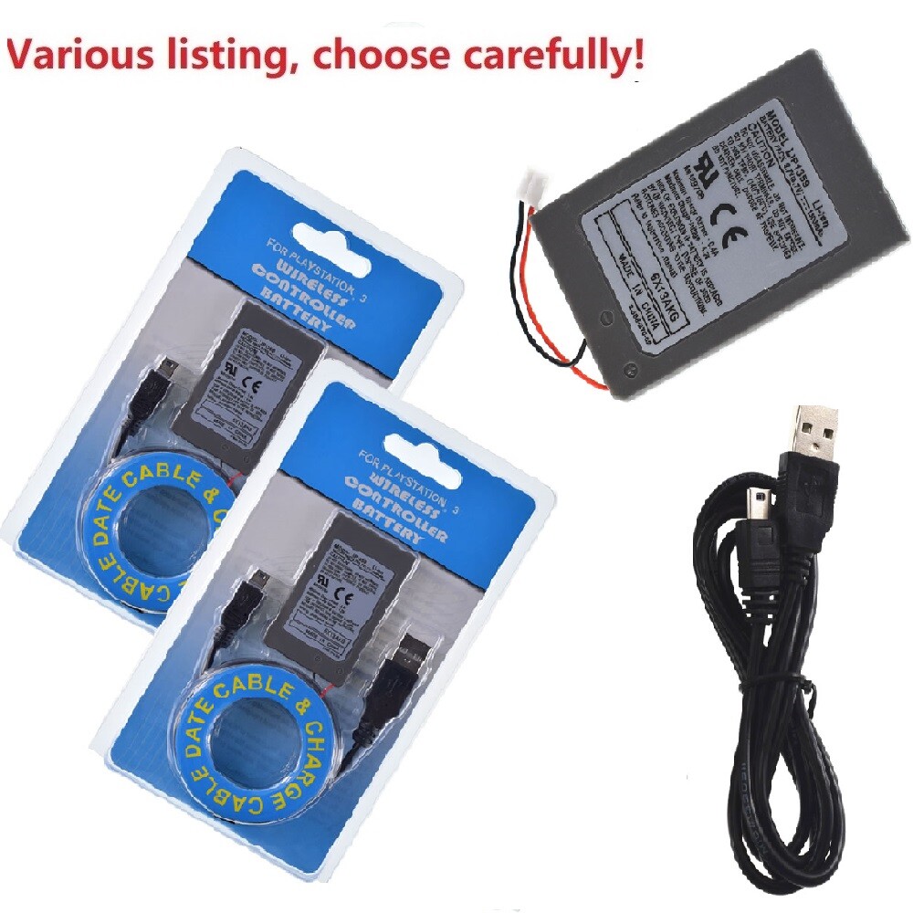Battery for Sony LIP1359 Dualshock 3 Wireless Controller CECHZC2E CECHZC2U