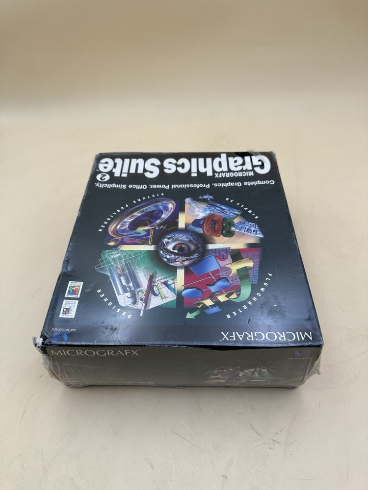 Micrografx Complete Graphics Suite 2 CD-ROM 1997 Windows 95 NEW Sealed