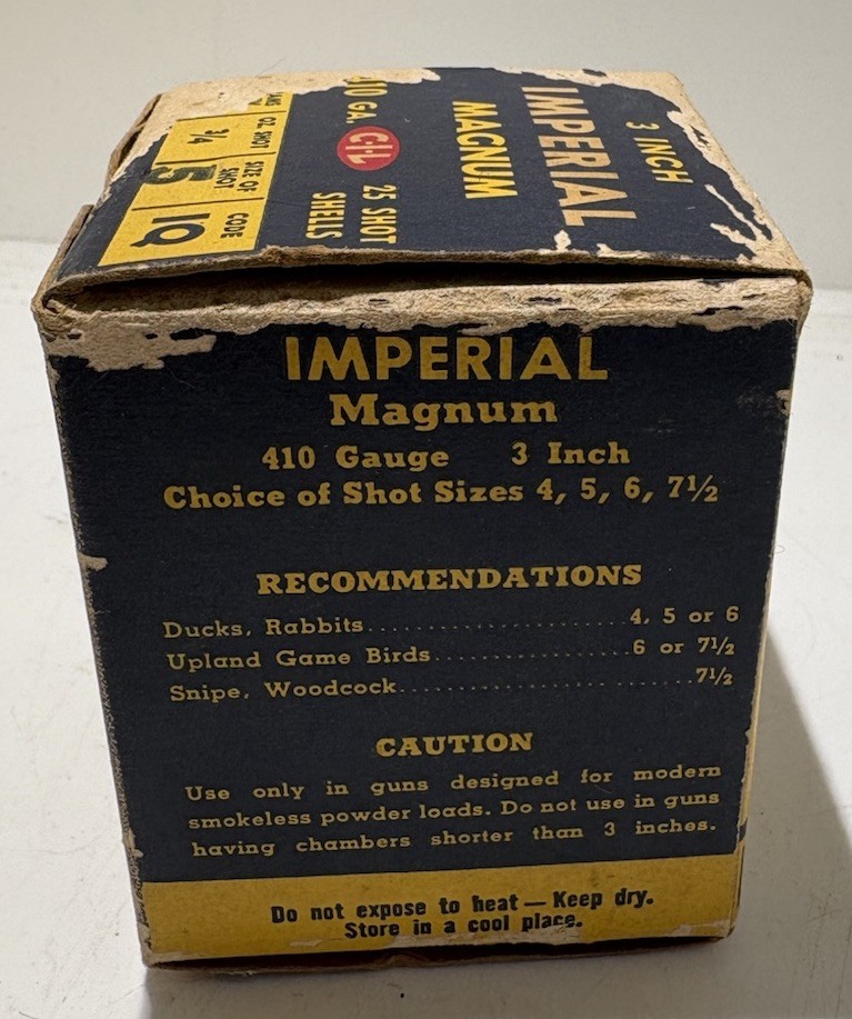 Winchester/imperial cartridge boxes(empty)