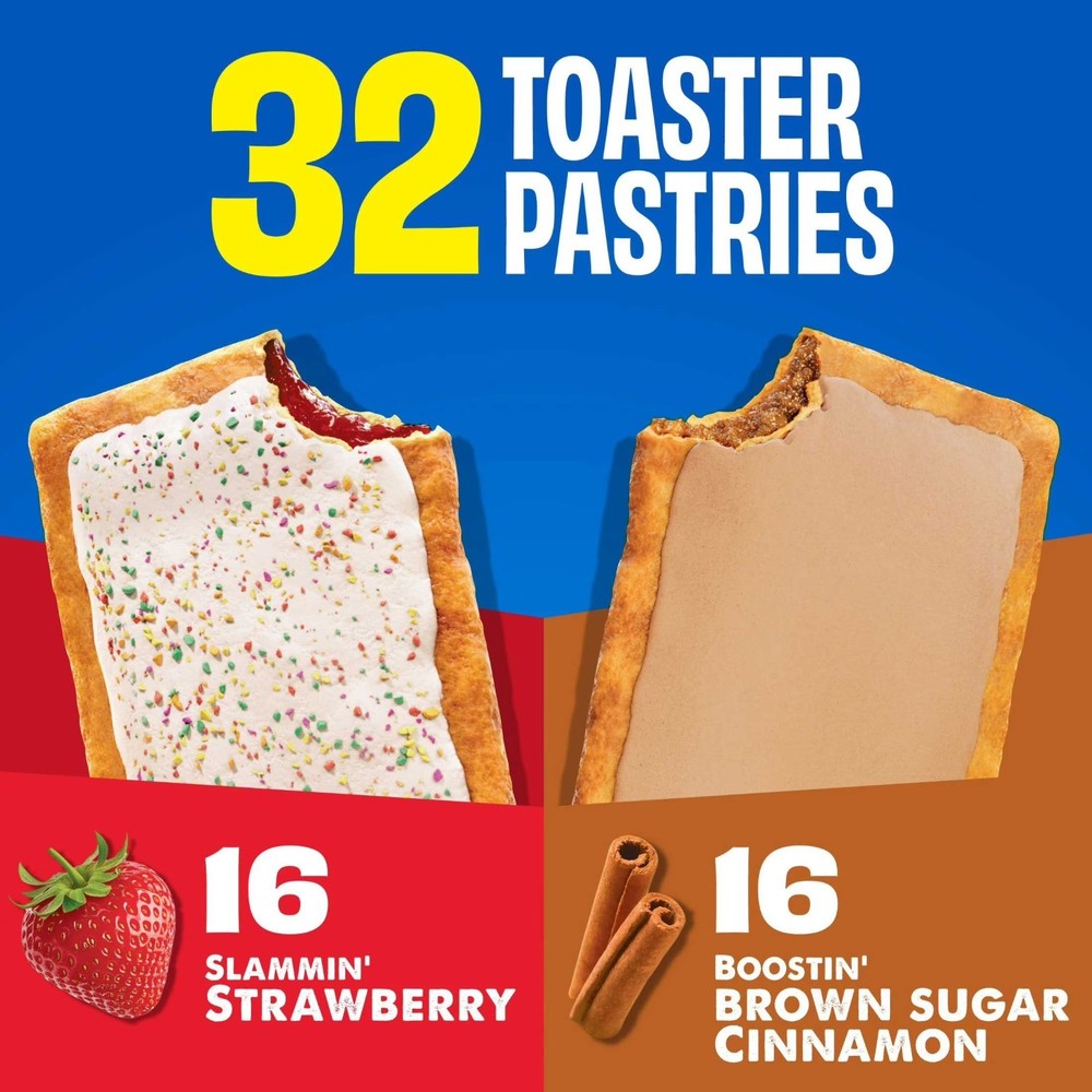 Pop-Tarts Protein Variety Pack, 32 ct.