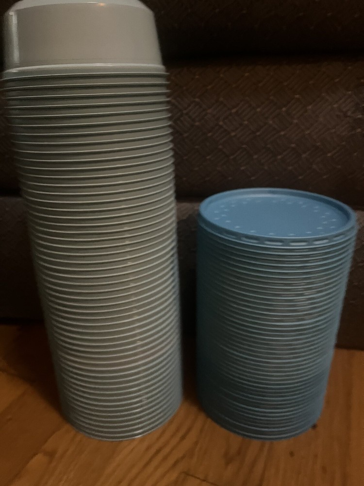 Bait/ Worm Container with vented lids