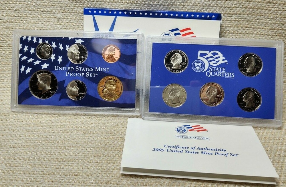 2005S US Proof Set Org Box & COA 11 Coins CN-Clad 210249