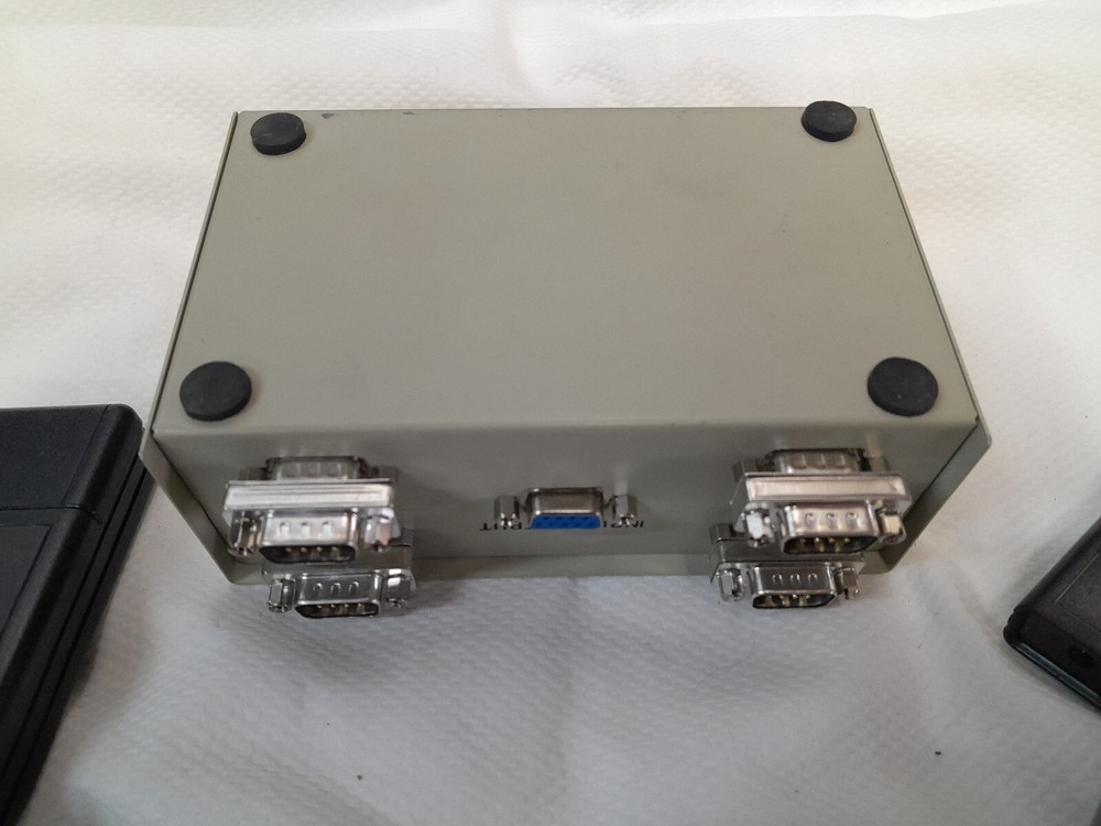 Metrosonics 4 Way Data Transfer Switch Box I/O ABCD W/two connections