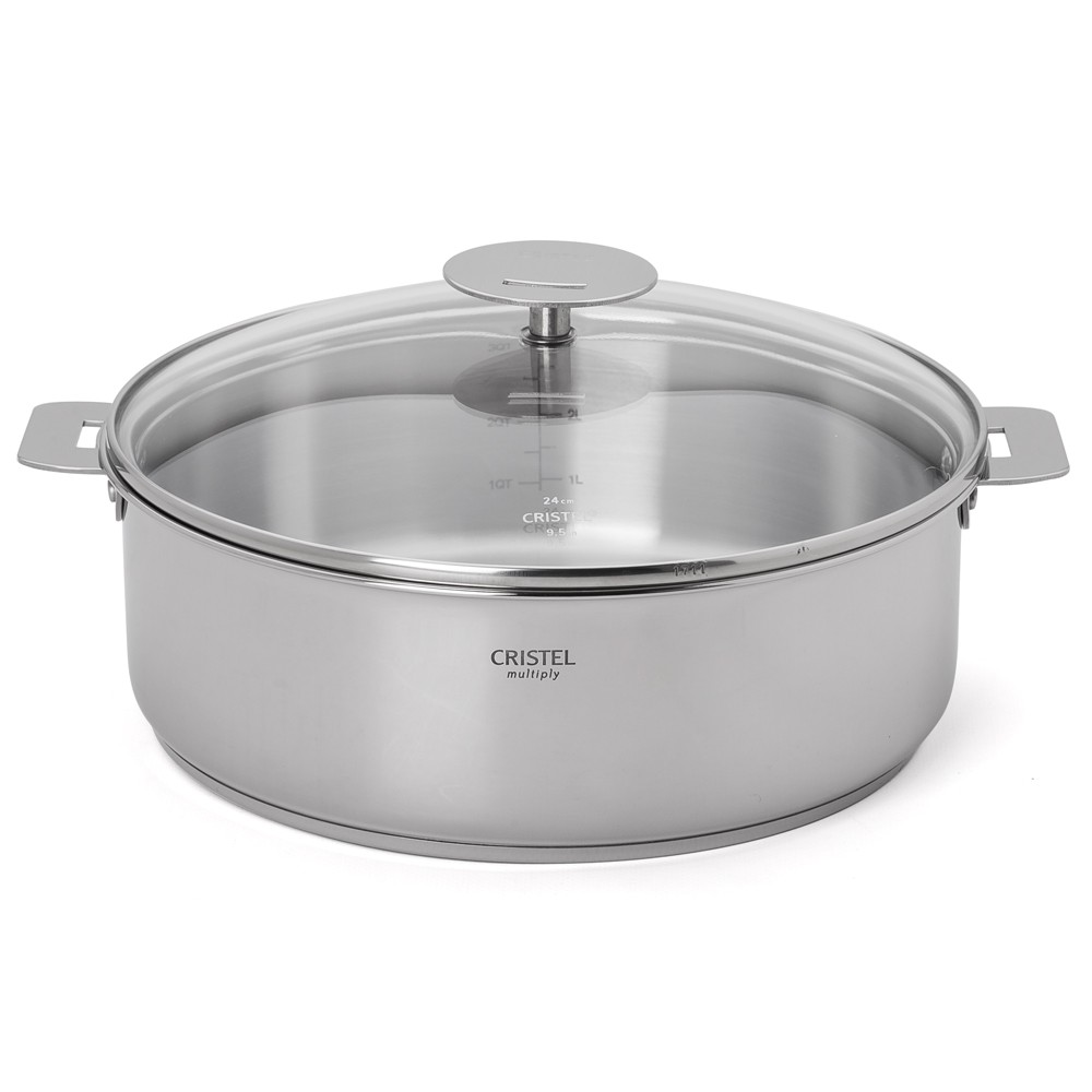 NEW Cristel Casteline Cookware Set 13pce Rem Handle