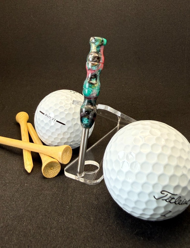 Single prong titanium divot tool - Geode (Slim)