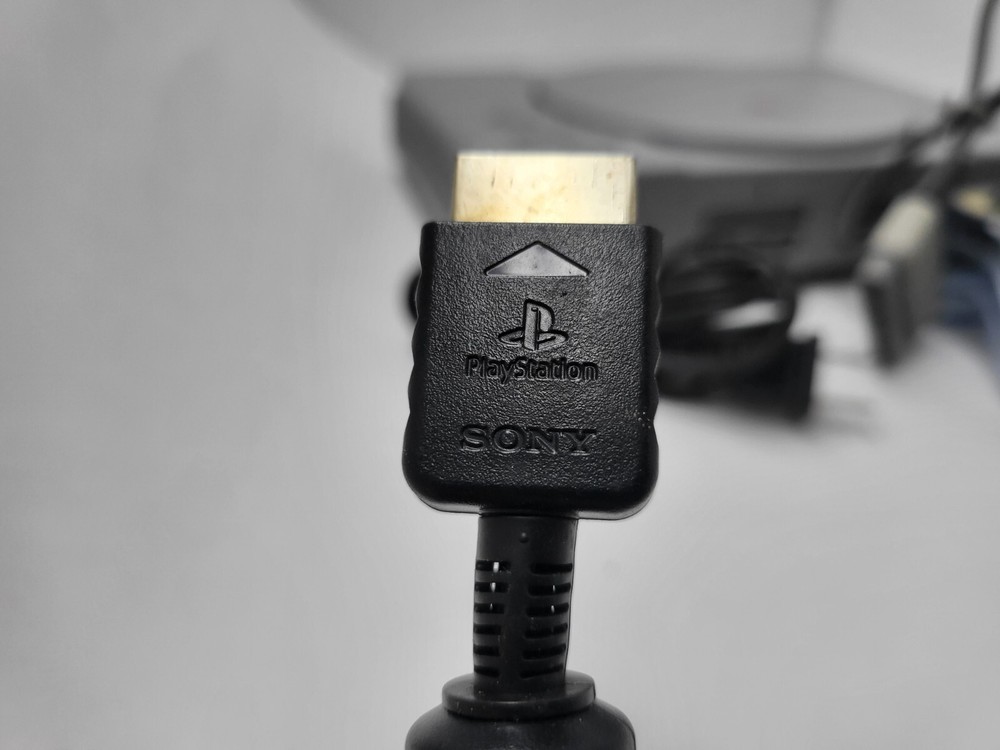 SONY PLAYSTATION 1 SCPH 7501 CONSOLE TESTED & WORKING COMPLETE BUTTON STICKS #O5