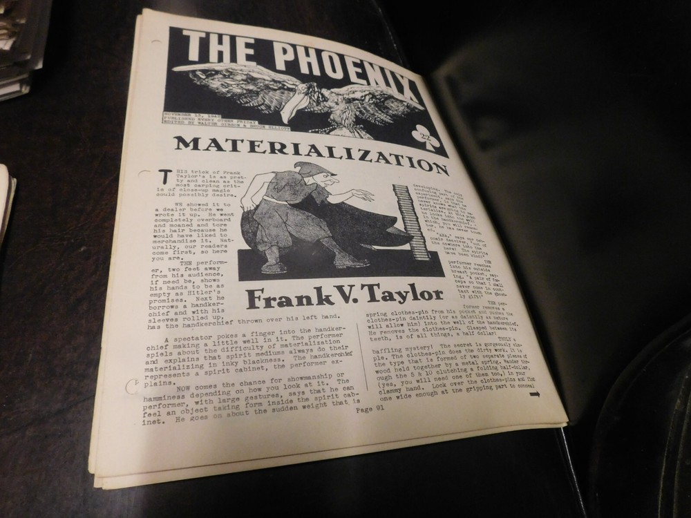 The Phoenix Magic Magazine For Magicians # 22