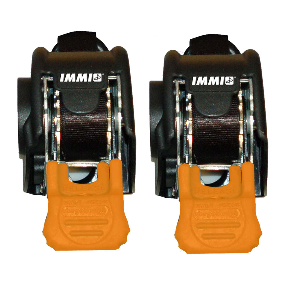 F103745 CargoBuckle Mini G3 Retractable Ratchet Tie-Down 1" x 72" Pair