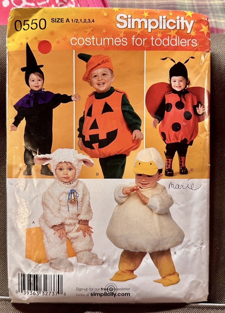 Simplicity Pattern0550 Size A 1/2 - 4