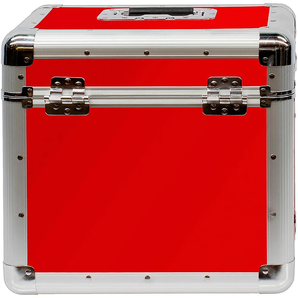Odyssey KLP2RED Stackable 12" LP Vinyl Record Case, Red