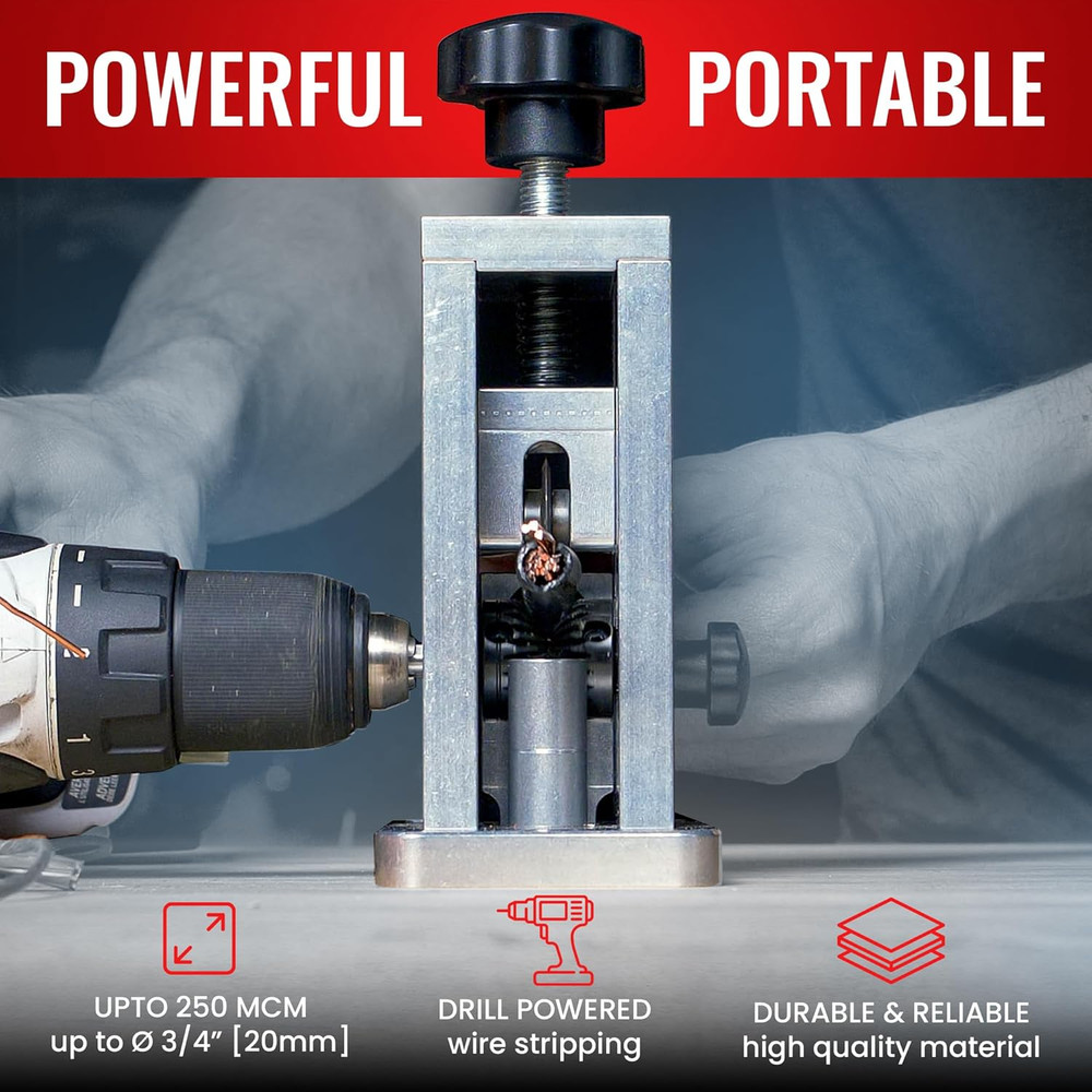 StripMeister Original Drill Powered Automatic Wire Stripper Machine for