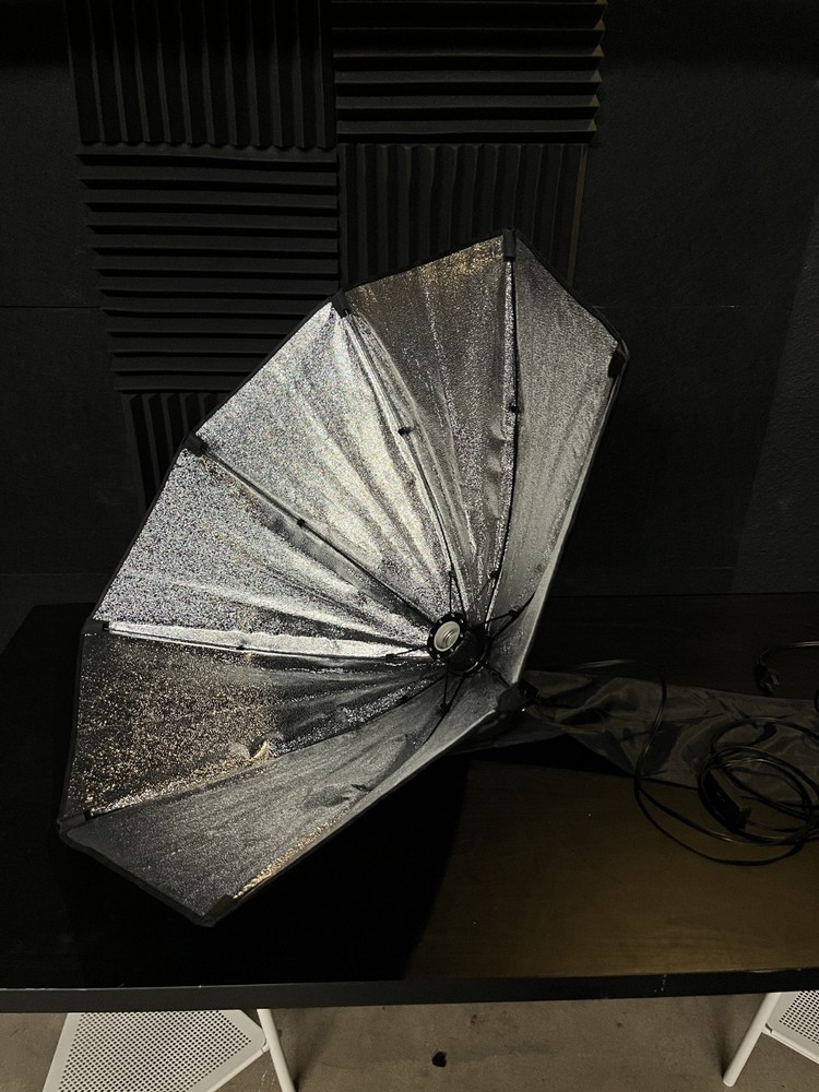 Umbrella Softbox Continuous Lighting Kit with bulb socket