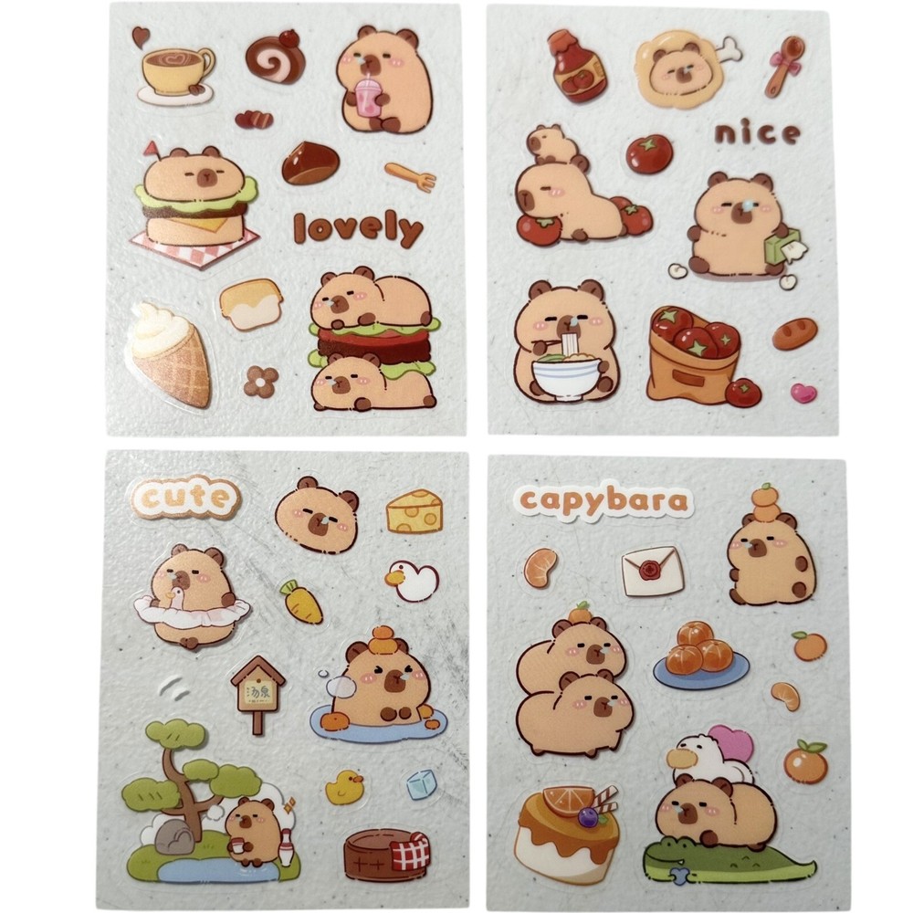 NEW Capybara Stationary Set 26 Piece Tan