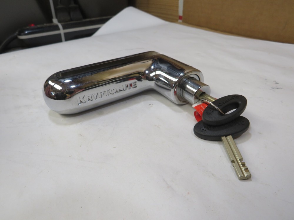 Chrome Disc Brake Rotor Caliper Kryptonite Bike Lock