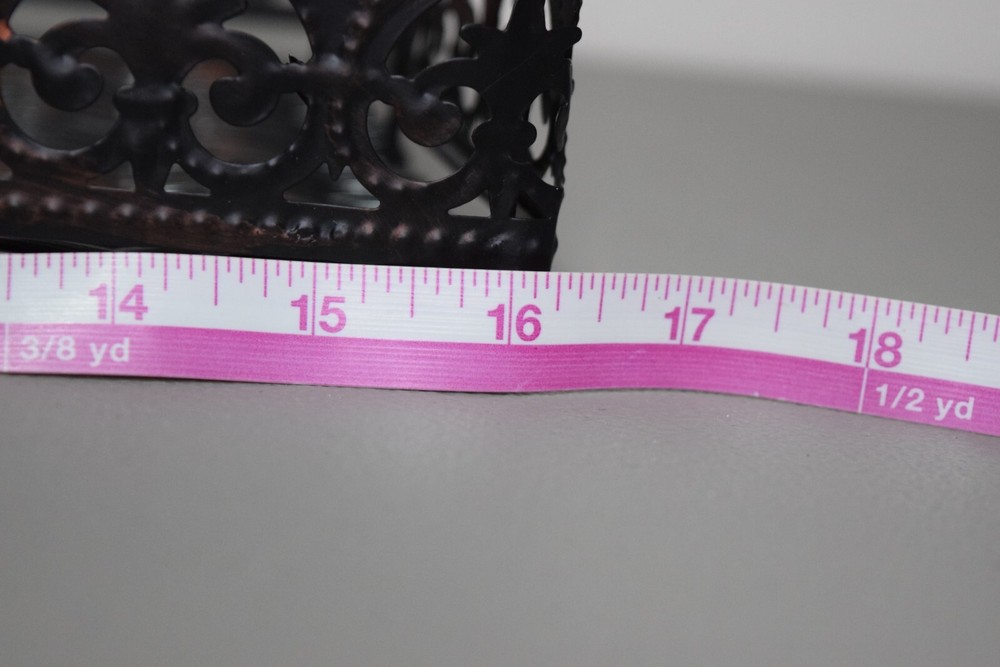 Wicker And Metal Serving Tray Fleur de Li Pattern