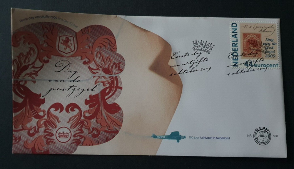 2009 NETHERLANDS NEDERLAND STAMPDAY NR 596 FDC
