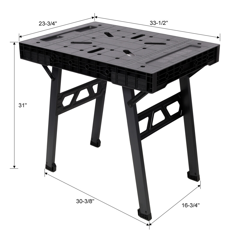 Foldable Work Bench,Portable Workstation,Work Bench Suitable for Garage,Workshop
