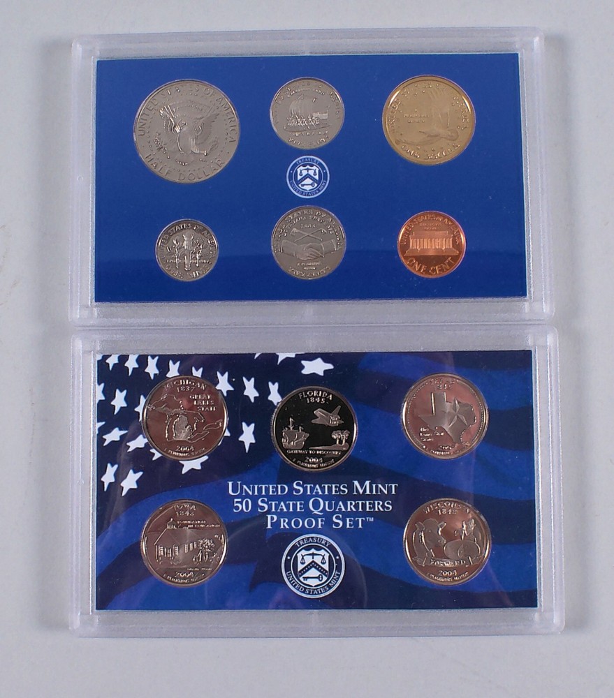 US Mint Clad Proof Sets Complete Run 2000-2006 Full 7 Box Collection