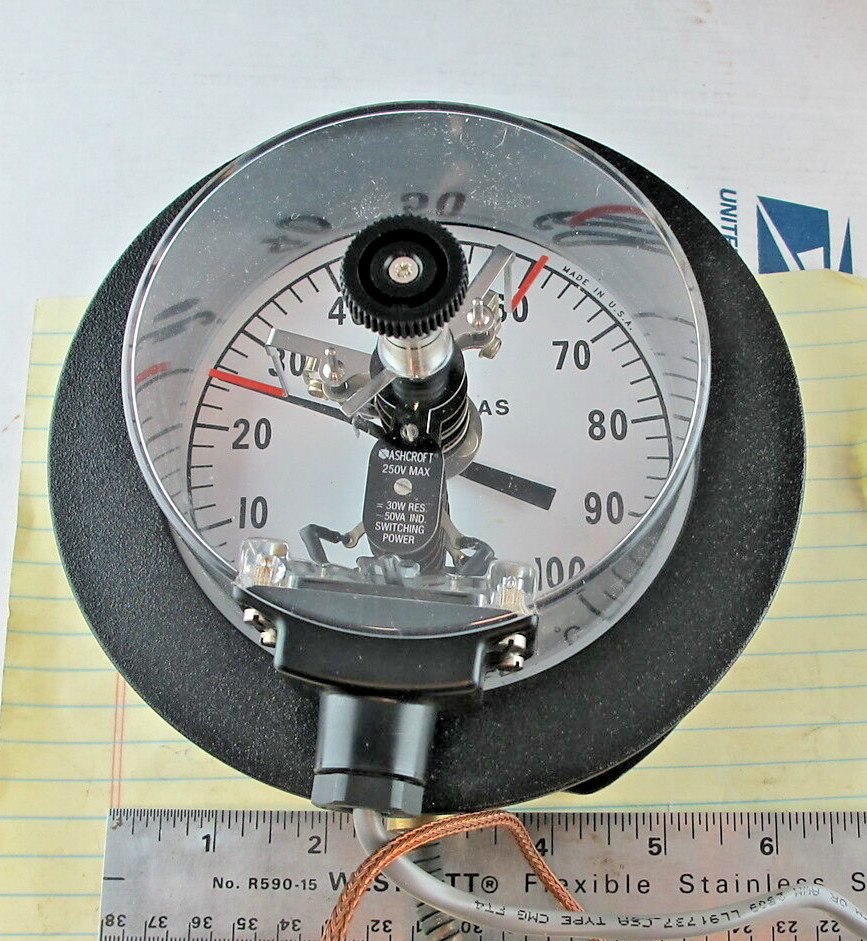 0-1000⁰ C Remote Reading Gas Actuated Dial Thermometer With 2 Set Points 413E