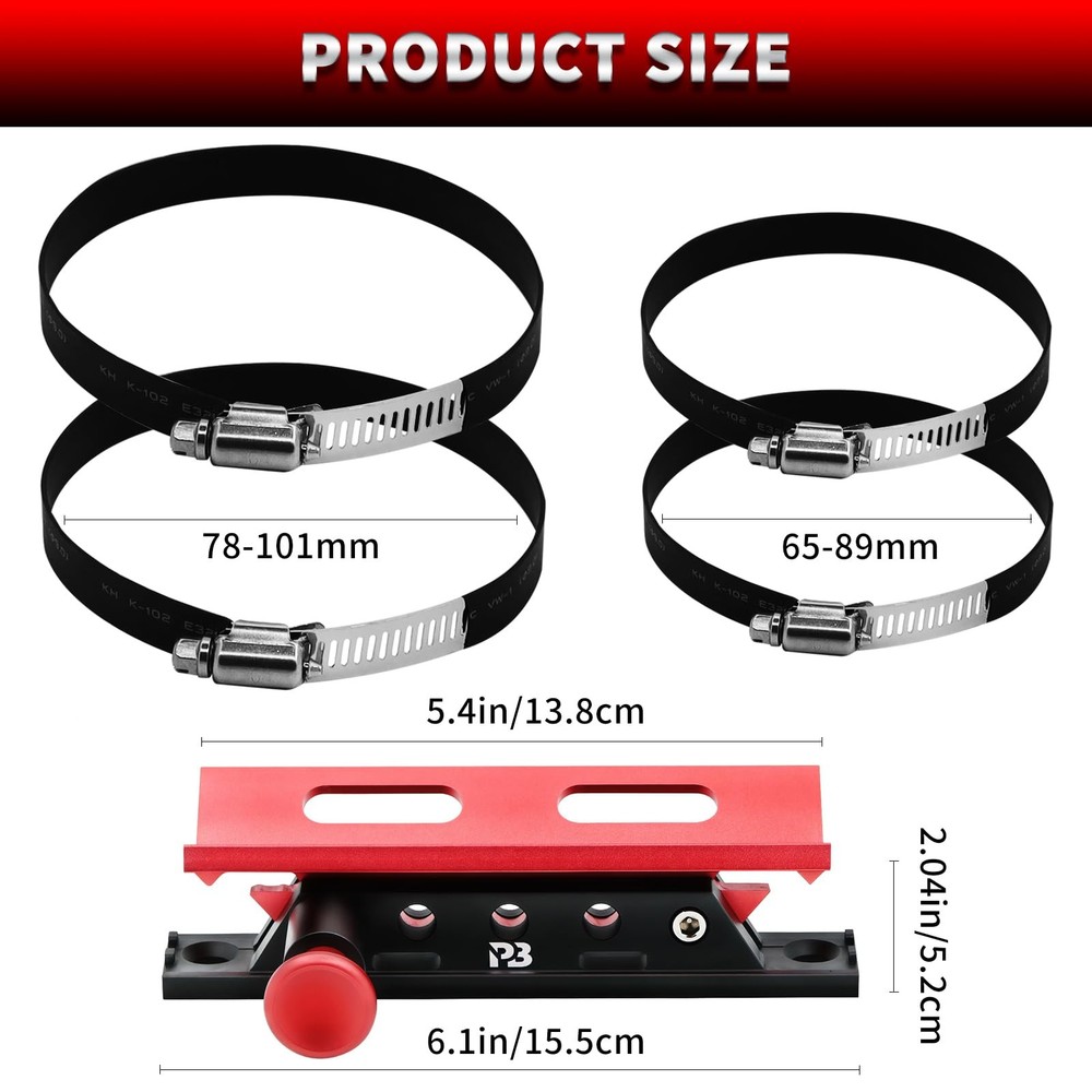 Universal Quick Release Fire Extinguisher Mount, CNC Aluminum Adjustable Roll...