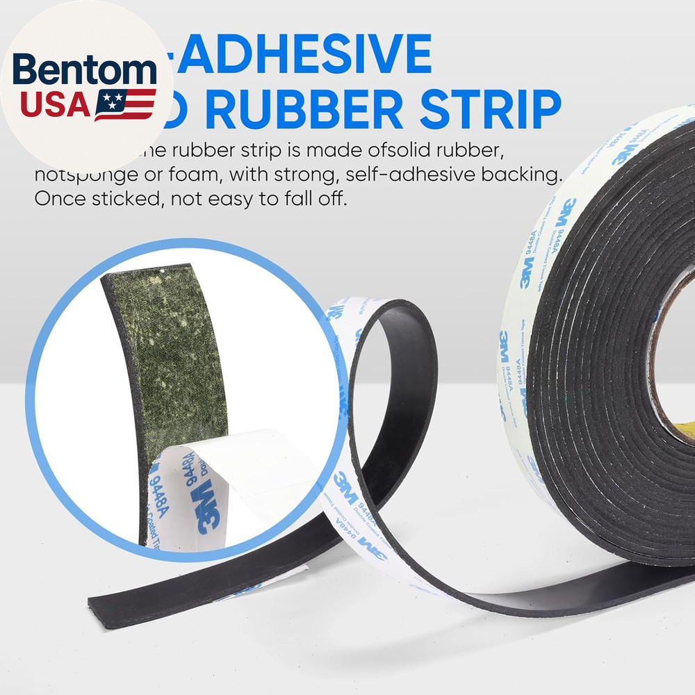 Rubber Strips, Solid Rubber Sheets Self Adhesive Neoprene Rolls & Strips for DIY