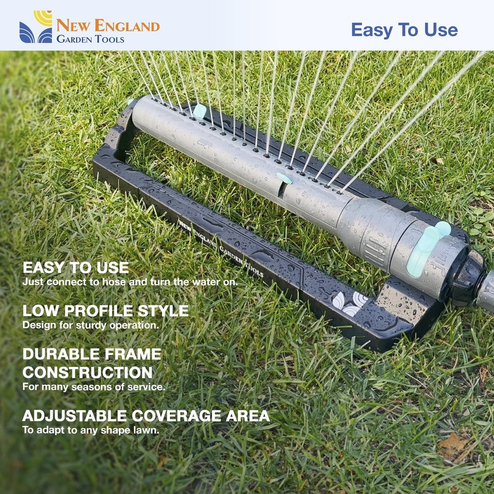 Turbo Oscillating Sprinkler 100003, Adjustable One pattern only