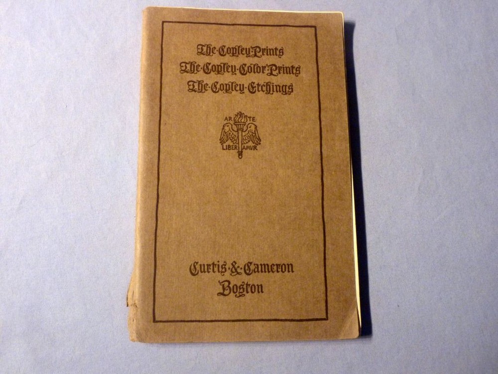 Copley Prints, Color Prints & Etchings Catalog 1915 paperback