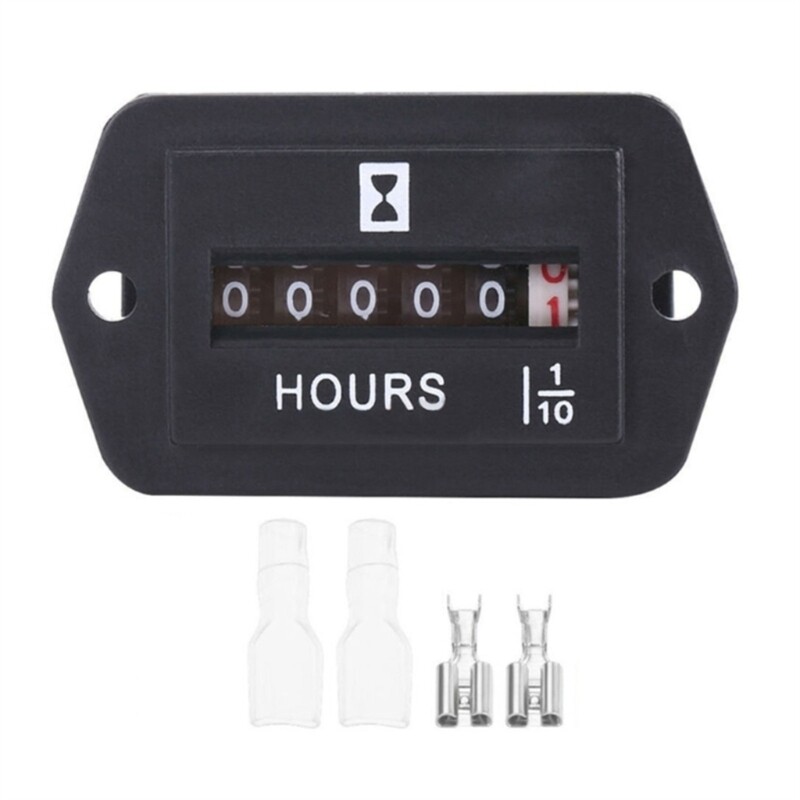 Tractor-Diesel Engine LCD-Digital Hour Meter Rectangular Hourmeter Timer Counter