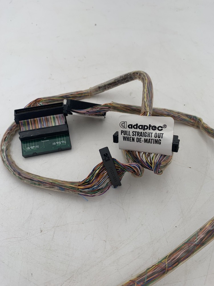 Adaptec ASR-2120S/64MB SCSI RAID Controller Card And Wiring Harness