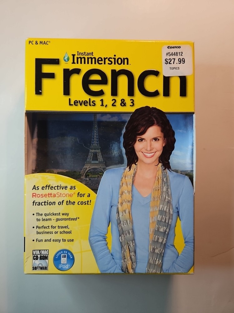 Instant Immersion French Levels 1 2 & 3 Complete