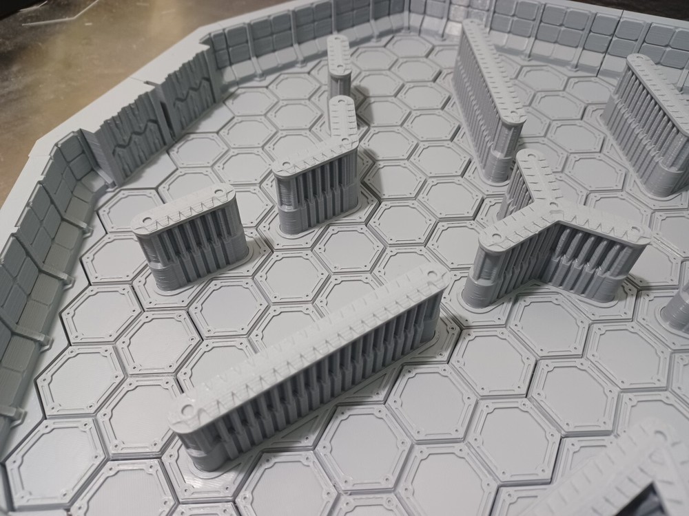 Steiner Stadium Inspired Battletech Mech Arena - 3D Printed
