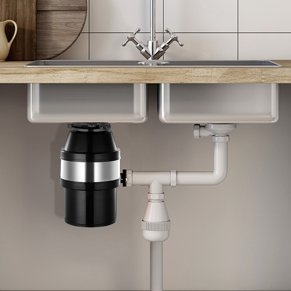 NTUD 3/4 HP Continuous Feed Garbage Disposal With Cord, Anti-Jam & Compact US