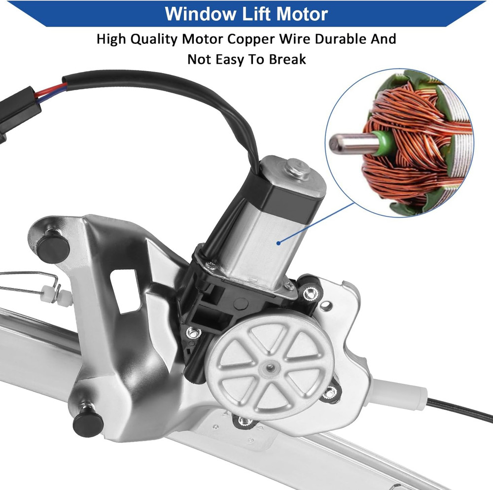 2000-2005 Buick LeSabre Front Right Power Window Regulator–Compatible