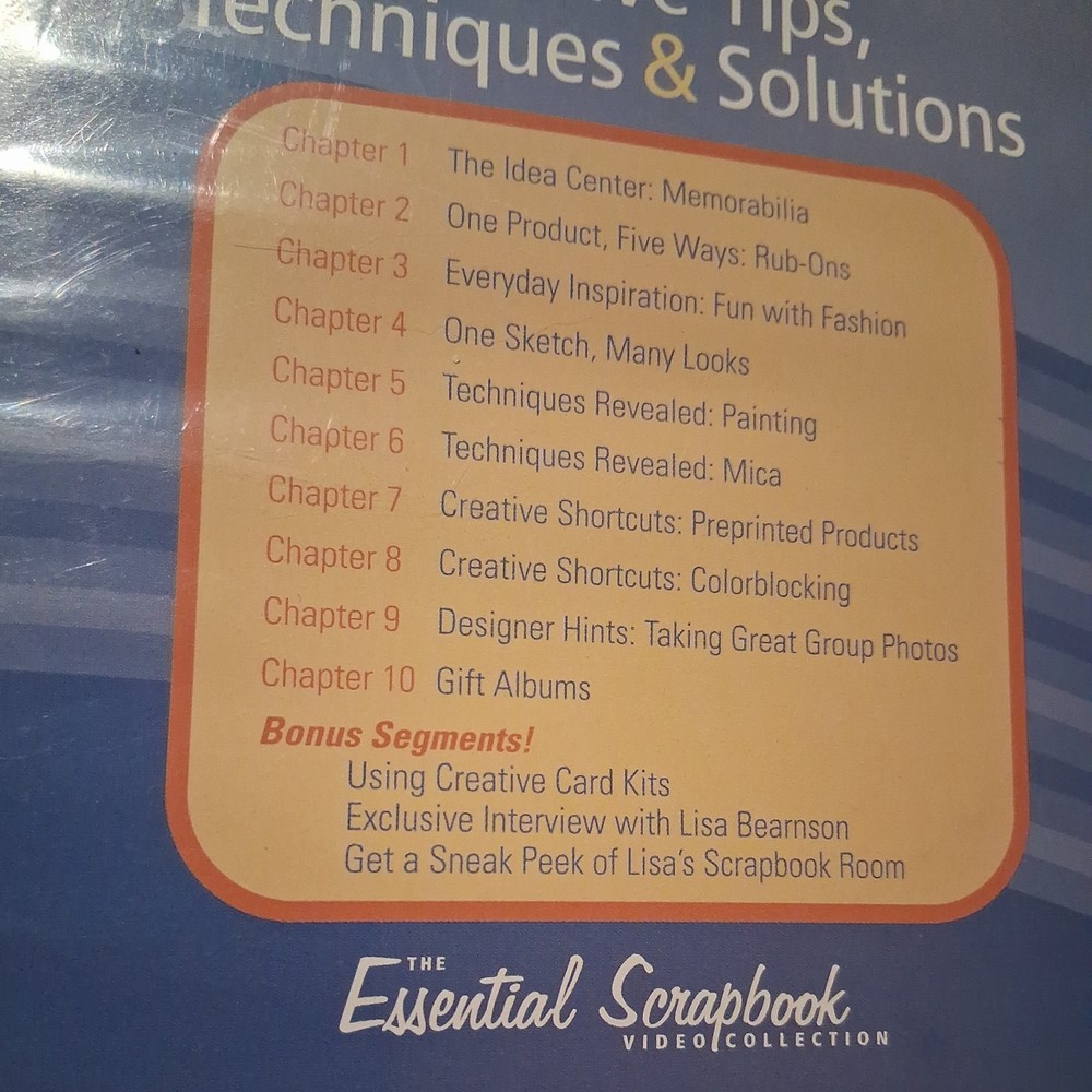 Creating Keepsakes “Creative Tips, Techniques & Solutions” (DVD 2006) Primedia