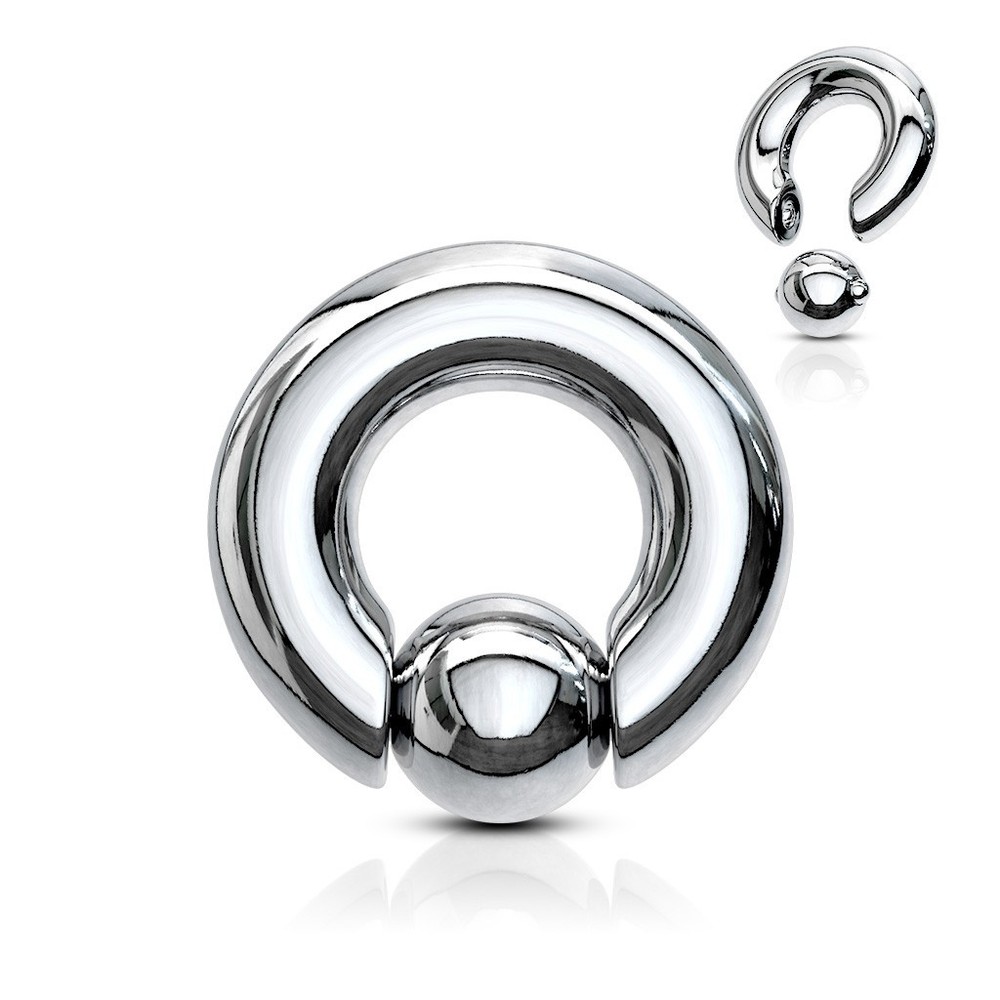 Surgical Steel Easy Pop Out Spring Load Captive Bead Ring